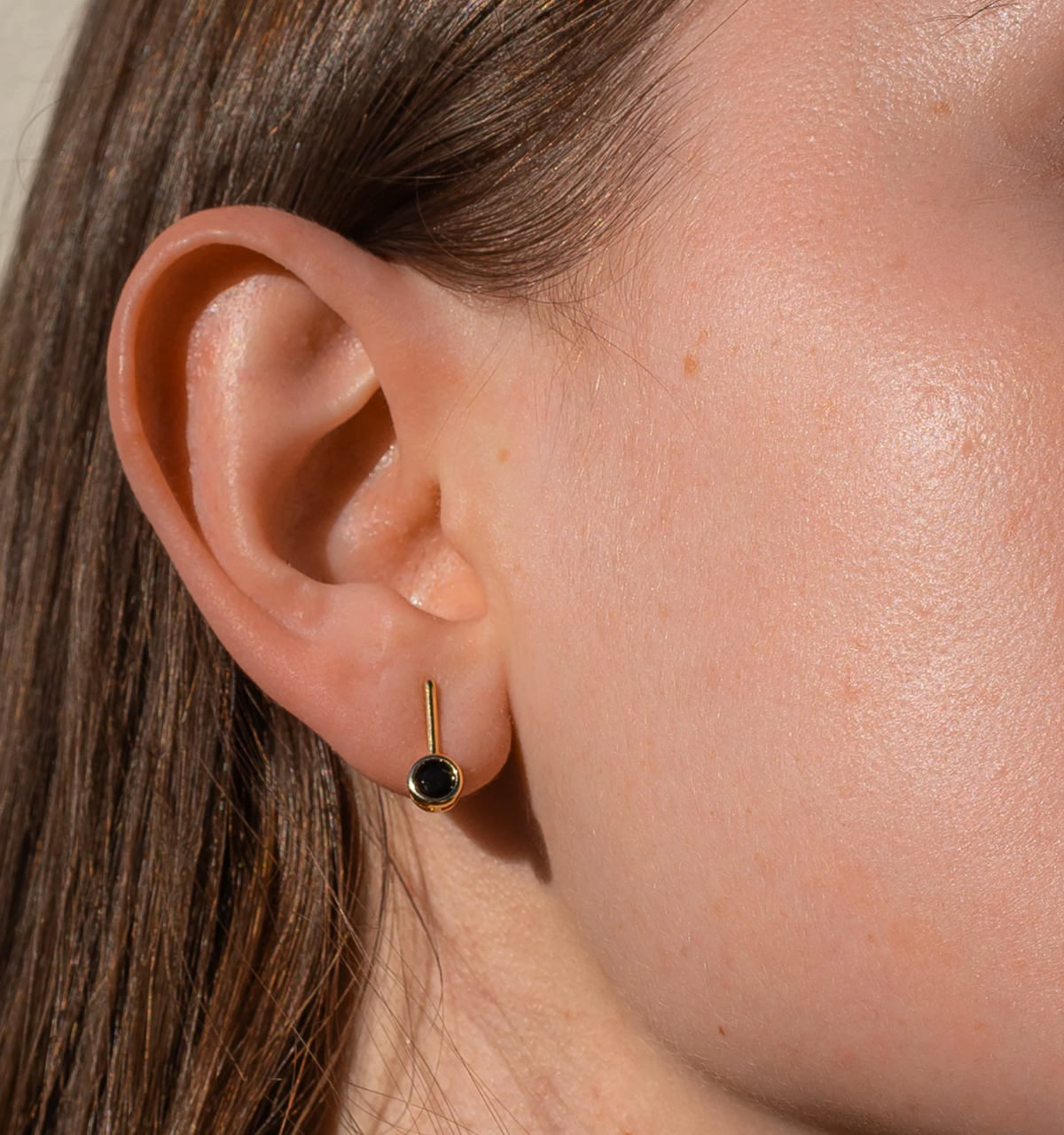 Thatch Womens Jewelry Noemi Black Drop Earrings
