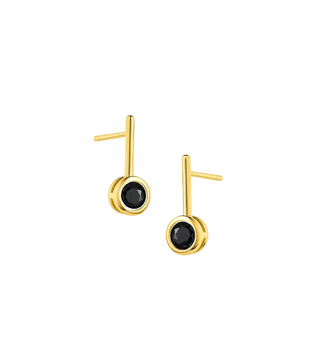 Thatch Womens Jewelry Noemi Black Drop Earrings
