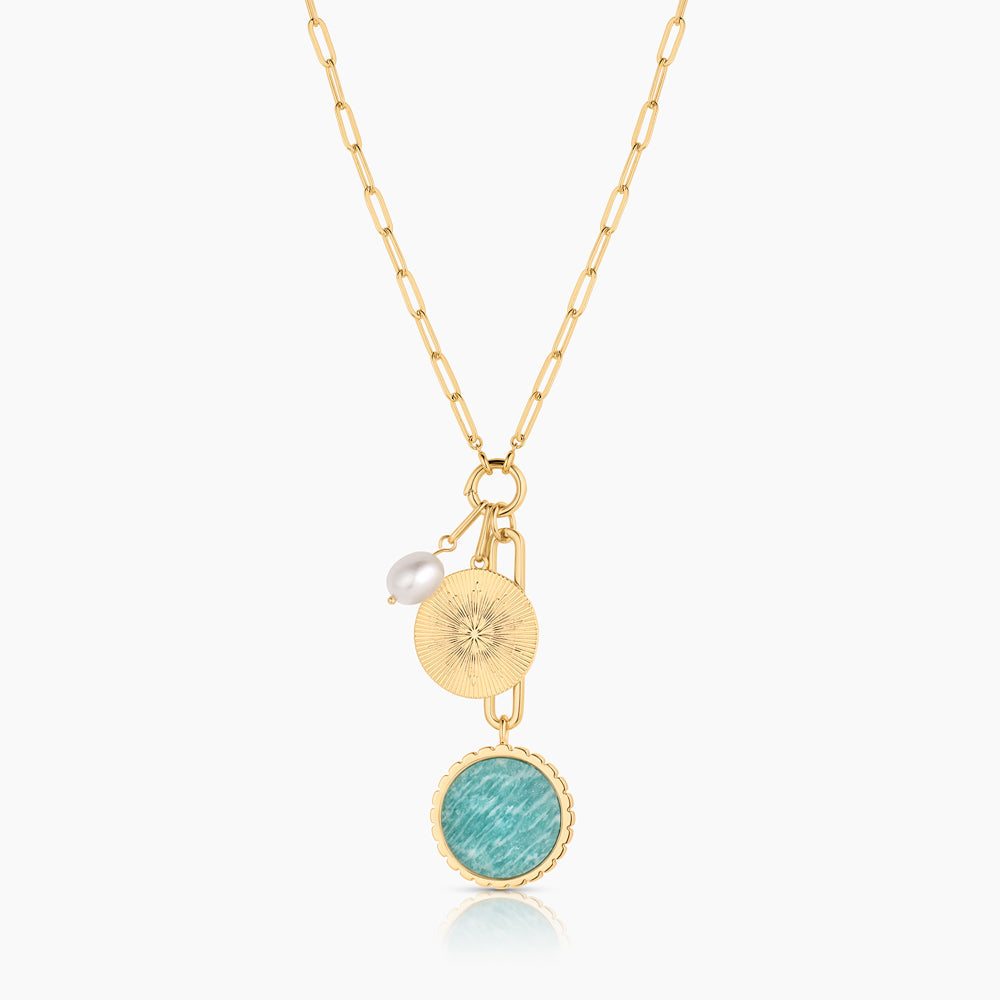 Solario Sundial Amazonite Necklace | Thatch – Eleanor and Hobbs