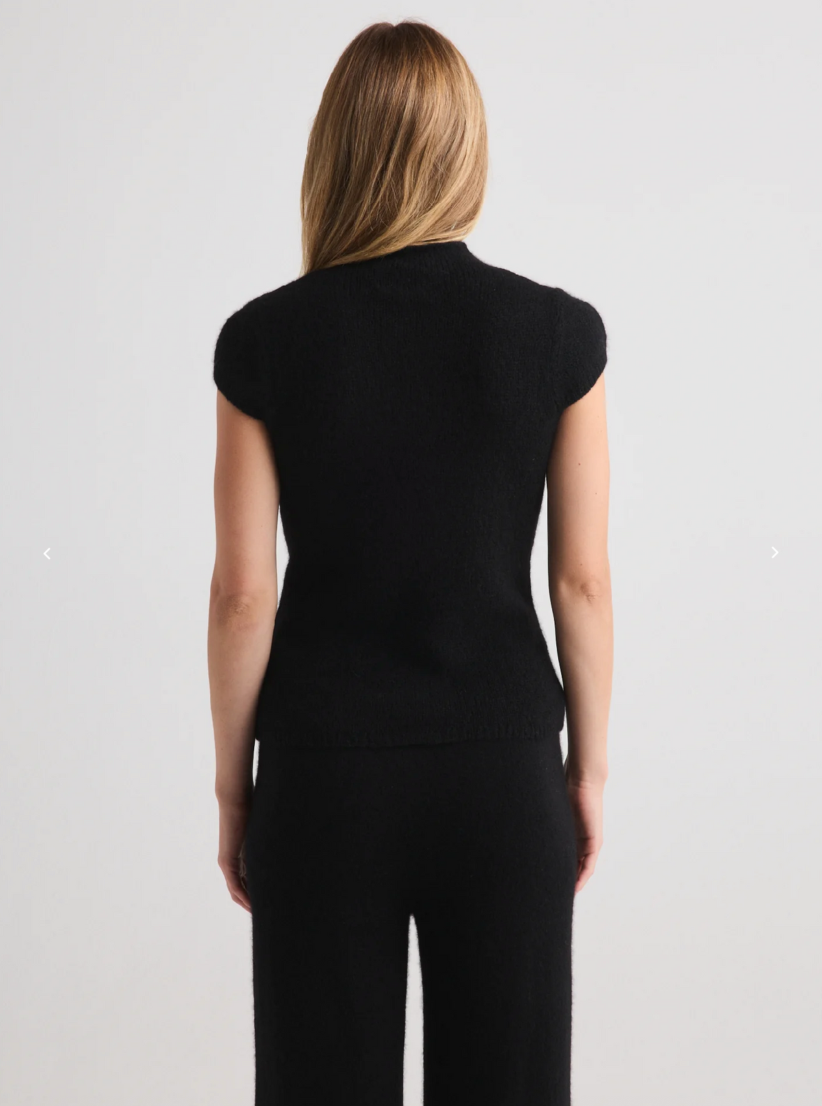 W Cashmere Brigitte Mock Neck S/S, image 4 of 6