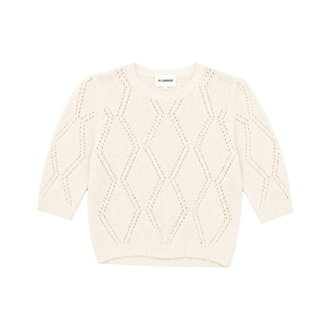 W Cashmere Womens Sweaters - Cashmere Calla 3/4 Sleeves Sweater