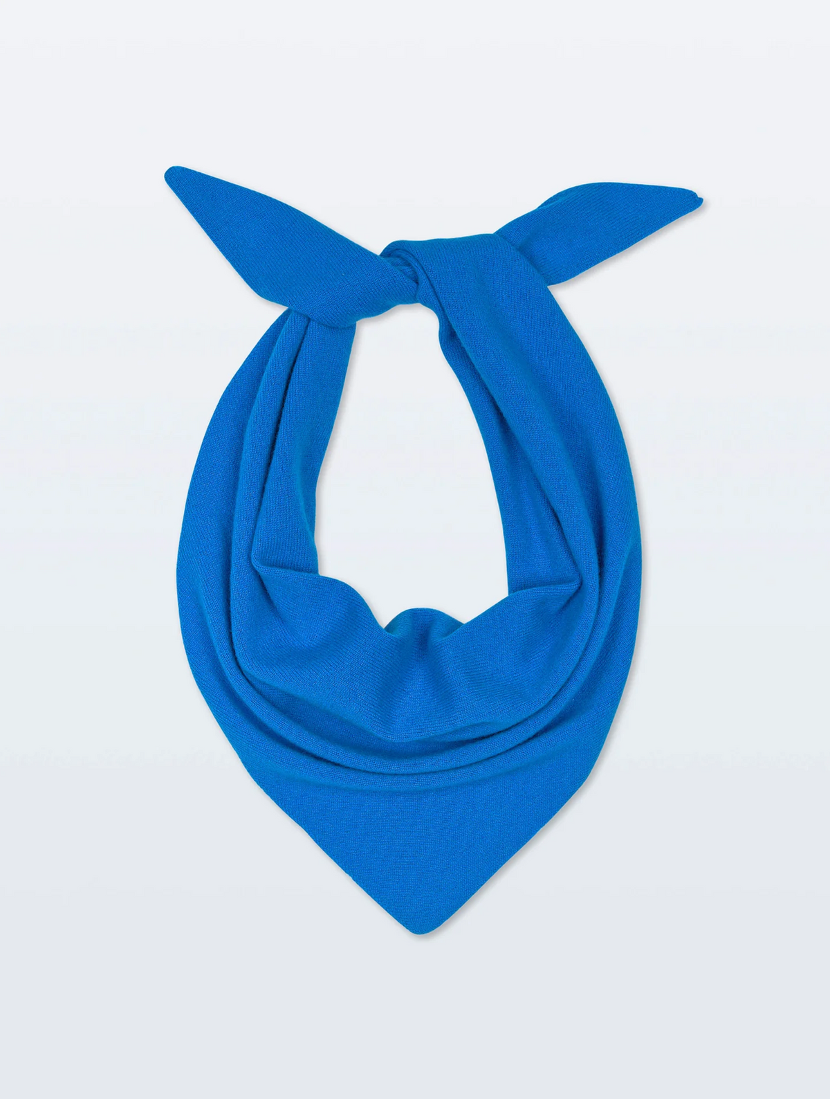 White & Warren Womens Accessories Dark Cobalt Cashmere Neckerchief, image 10 of 11