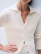 White & Warren Womens Sweaters Luxe Organic Cotton Shirt