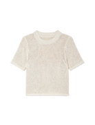 White & Warren Womens Sweaters Luxe Organic Cotton T Shirt