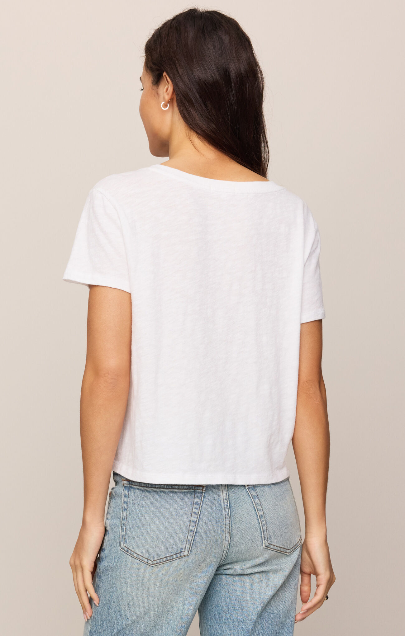 Z Supply Womens Basics Nomad V-Neck Tee