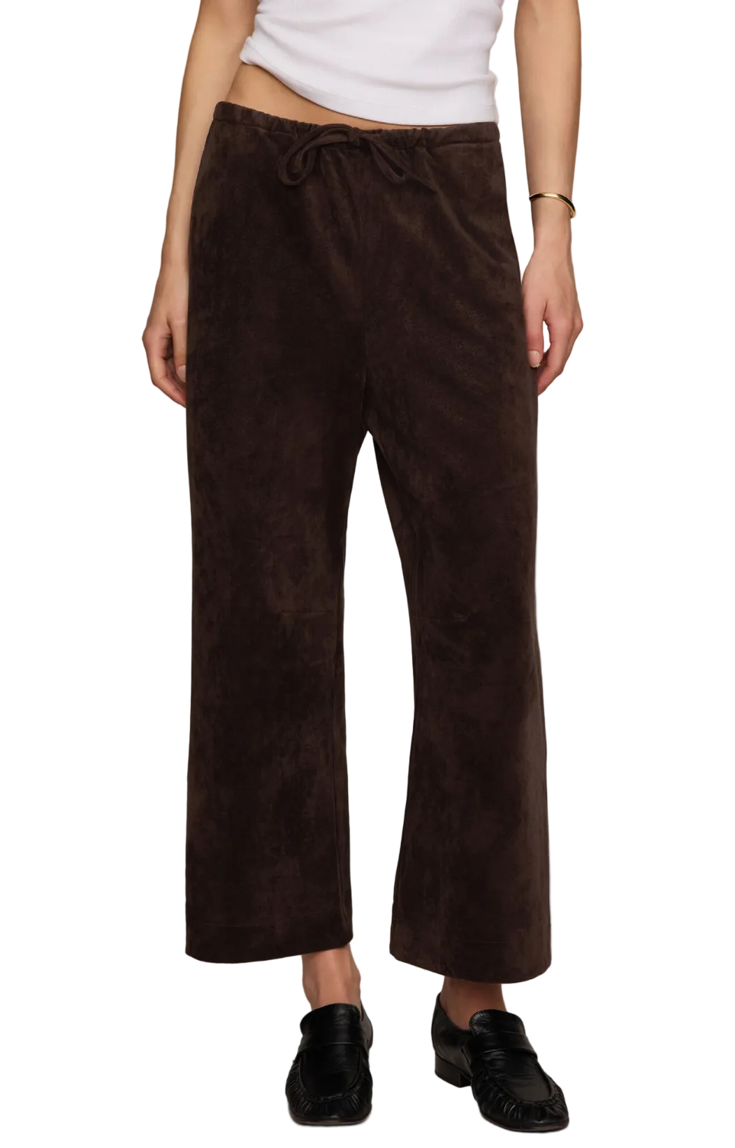 Z Supply Drift Suede Pant in Dark Roast, image 1 of 3