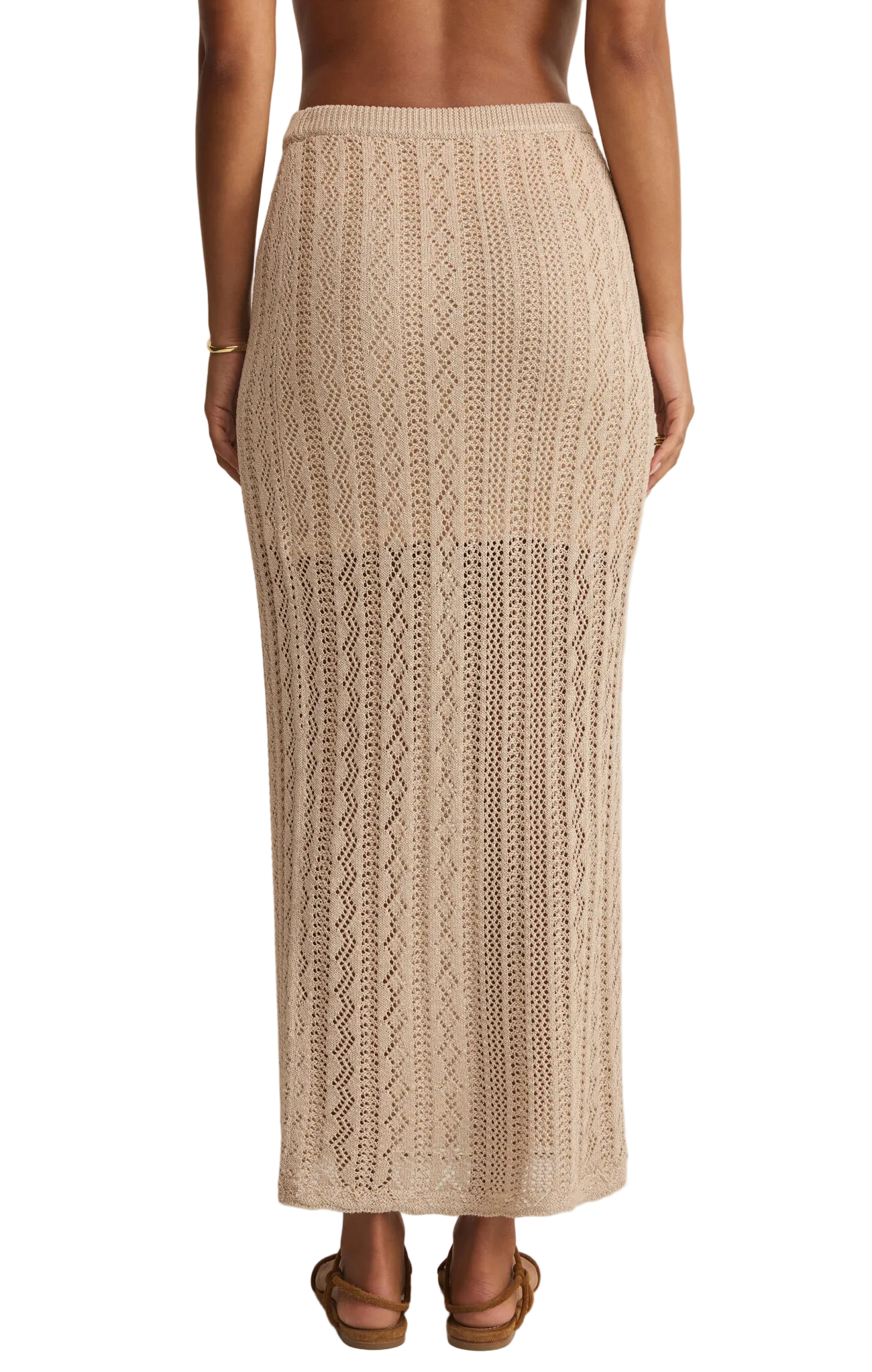 Z Supply Womens Bottoms Glimmer Midi Skirt