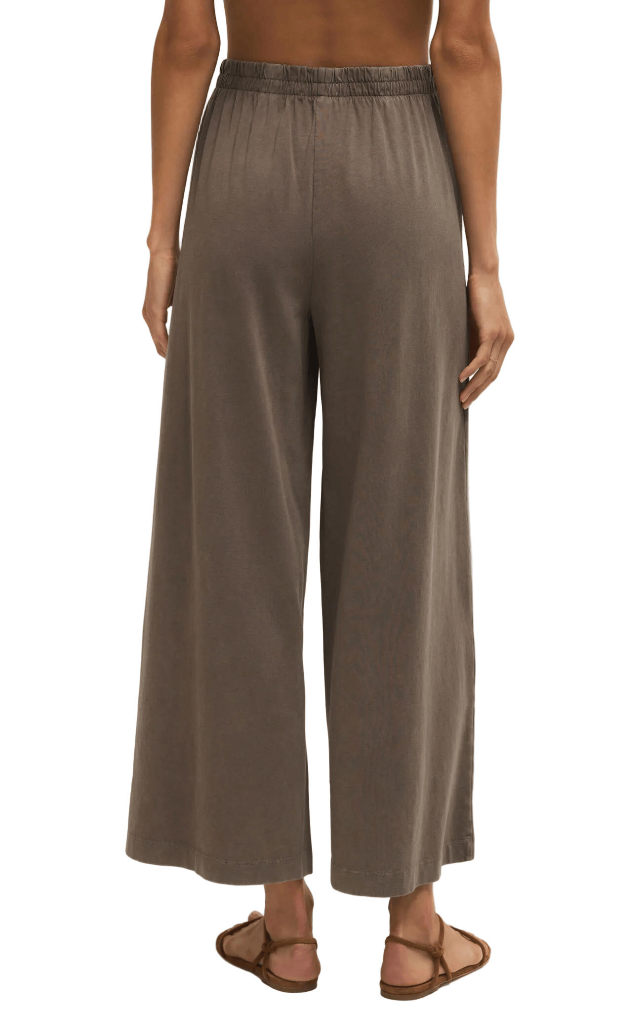 Z Supply Womens Bottoms Scout Jersey Crop Flare Pant