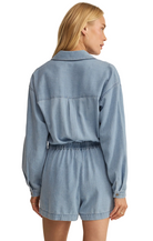 Z Supply Womens Bottoms Sully Twill Romper