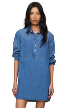 Z Supply Womens Dresses XSmall / Dreamstate Lucie Denim Shirt Dress