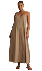 Z Supply Womens Dresses XSmall / Taro Sandcomber Midi Dress