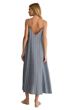 Z Supply Womens Dresses Sandcomber Striped Midi Dress