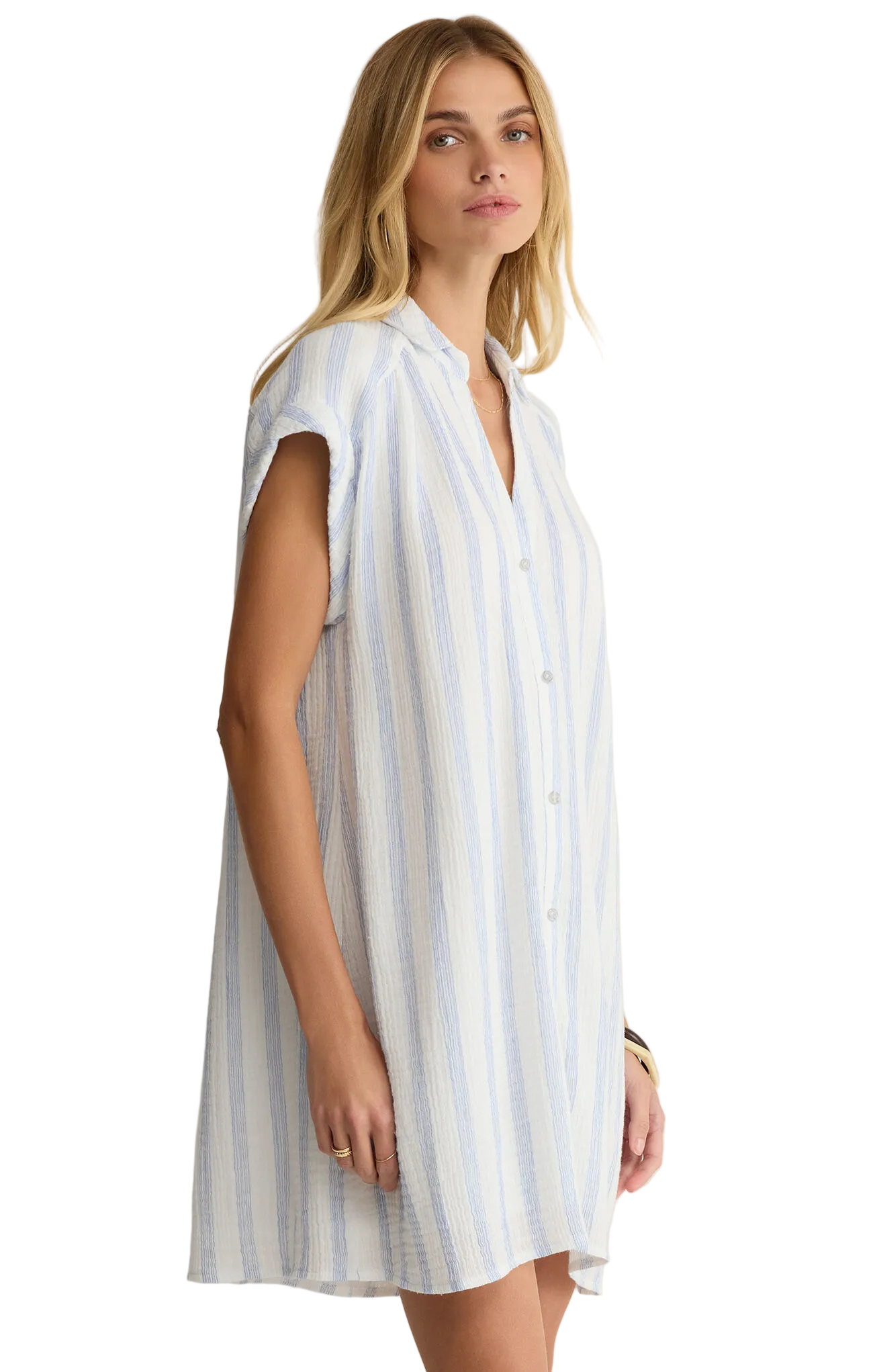 Z Supply Womens Dresses Shellbound Striped Dress
