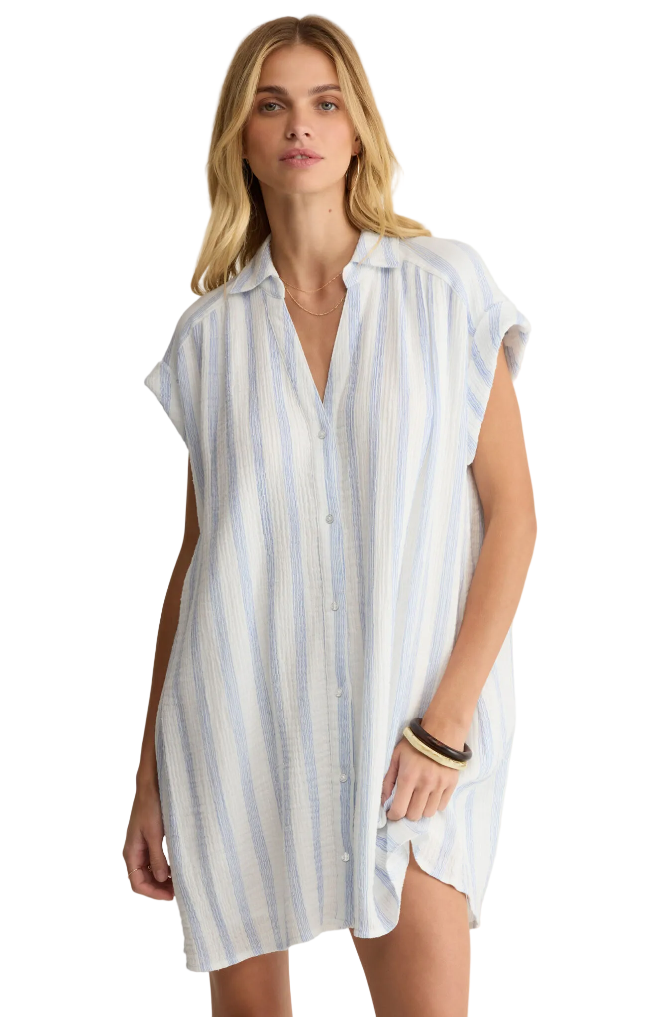 Z Supply Womens Dresses Shellbound Striped Dress