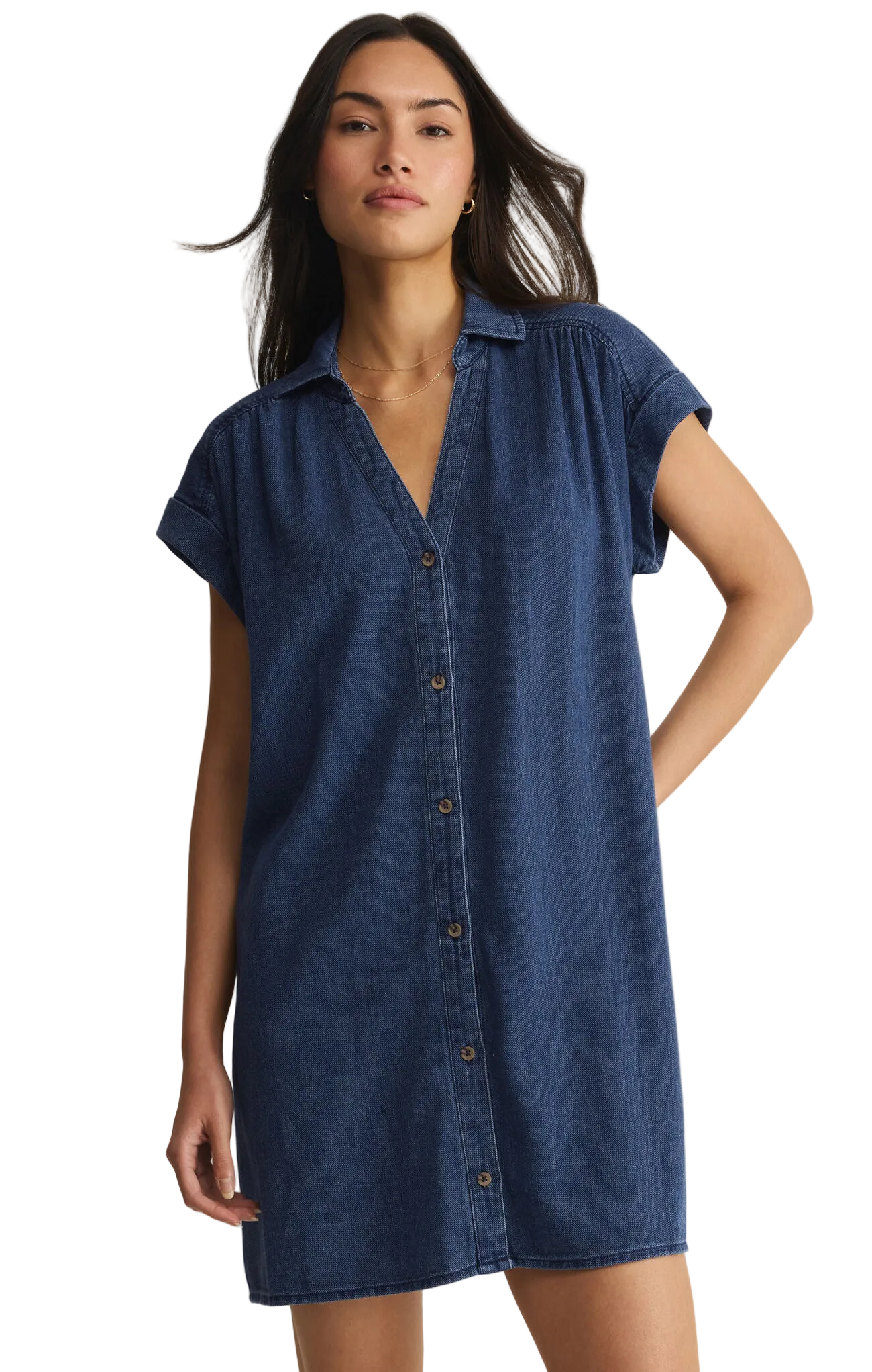 Z Supply Womens Dresses Shellbound Twill Dress
