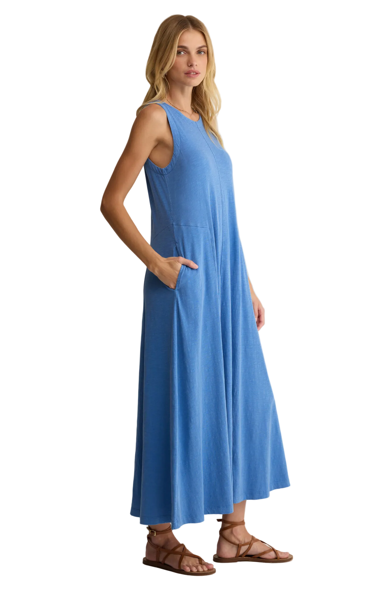 Z Supply Womens Dresses Waters Edge Midi Dress