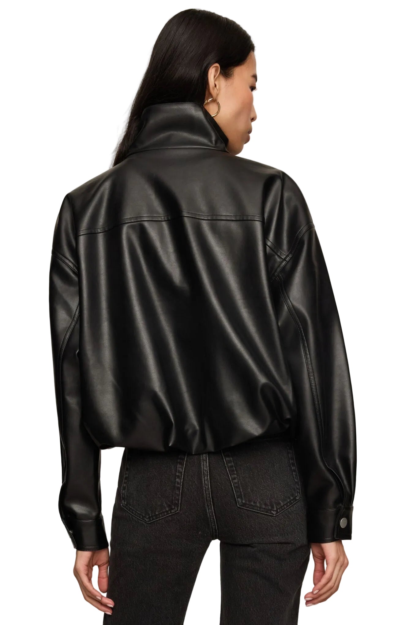Z Supply Womens Jackets Corin Bubble Hem Jacket