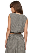 Z Supply Womens Novelty Tops Merit Gingham Top