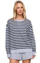 Z Supply Womens Novelty Tops XSmall / Eclipse The Everyday Striped Crew
