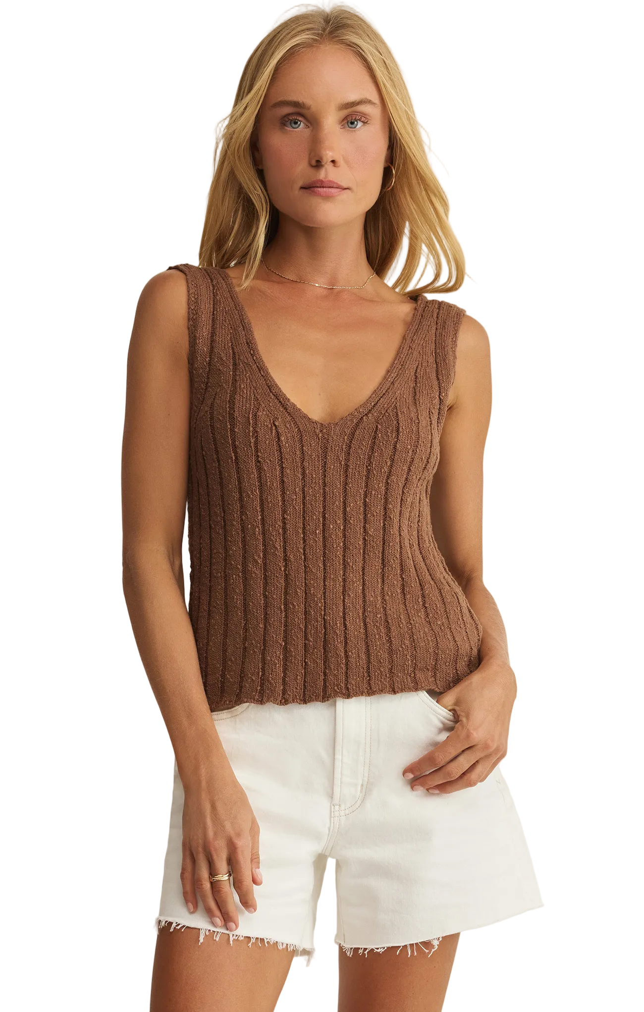 Z Supply Womens Sweaters Acadia Sweater Tank