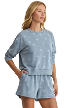 Z Supply Womens Sweaters Written Stars Sweatshirt